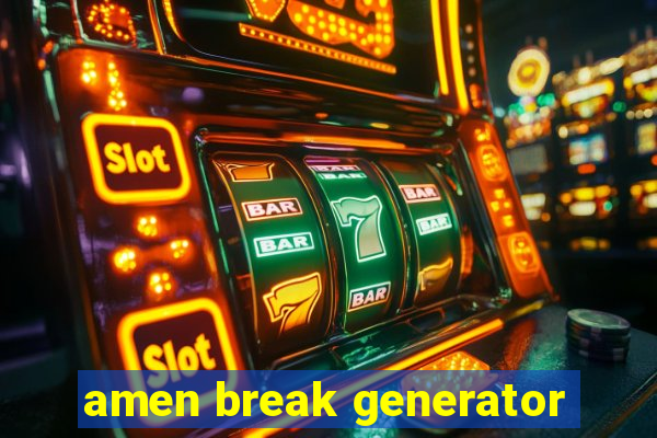 amen break generator